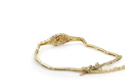 18ct Yellow and White Gold Art Deco Diamond Bracelet