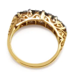 18ct Yellow and White Gold Antique 5 Stone Diamond Ring