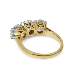 18ct Yellow and White Gold 3.00ct 3 Stone Diamond Ring