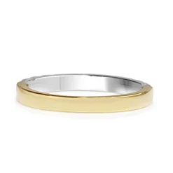 18ct Yellow and White Gold .40ct Diamond Band