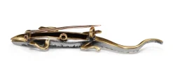 9ct Yellow and White Gold Antique Sapphire and Old Cut Diamond 'Reptile' Brooch