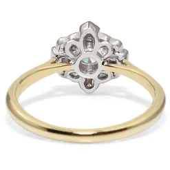 18ct Yellow and White Gold Deco Style Ring