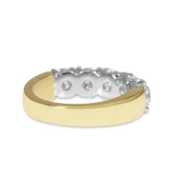 18ct Yellow and White Gold 2.10ct 5 Stone Diamond Ring