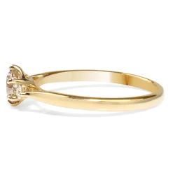 18ct Yellow Gold 3 Stone Diamond Ring