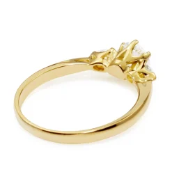 18ct Yellow Gold 3 Stone Diamond Ring