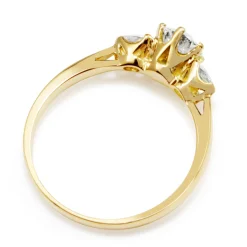 18ct Yellow Gold 3 Stone Diamond Ring