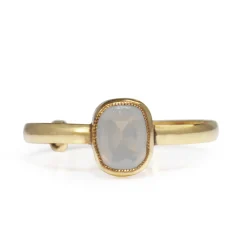 9ct Yellow Gold Adjustable Moonstone Ring