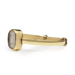 9ct Yellow Gold Adjustable Moonstone Ring