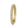 18ct Yellow Gold All Round Diamond Band Ring