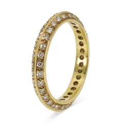 18ct Yellow Gold All Round Knife Edge Band
