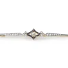 18ct Yellow Gold and Platinum Antique Sapphire, Pearl and Rose Cut Diamond Brooch