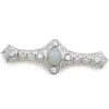 18ct Yellow Gold and Platinum Art Deco Opal and Diamond Brooch