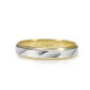 18ct Yellow Gold and Platinum Band Ring