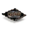9ct Yellow Gold and Silver Jet MIZPAH Brooch