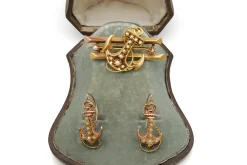 15ct Yellow Gold Antique Anchor Brooch