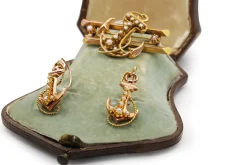 15ct Yellow Gold Antique Anchor Brooch