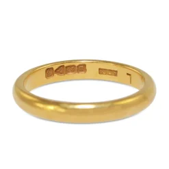 22ct Yellow Gold Antique Band Ring