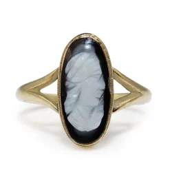 14ct Yellow Gold Antique Cameo Ring