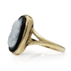 14ct Yellow Gold Antique Cameo Ring