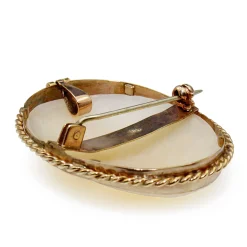 18ct Yellow Gold Antique Cameo Brooch / Pendant