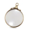 9ct Yellow Gold Antique Glass Pendant / Locket