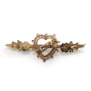 9ct Yellow Gold Antique MIZPAH Brooch