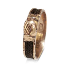 9ct Yellow Gold Antique Mourning Ring