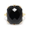 9ct Yellow Gold Antique Onyx Ring