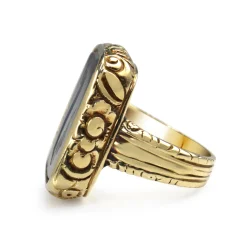 15ct Yellow Gold Antique Seal Ring / Pendant