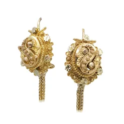 15ct Yellow Gold Antique Tassel Drop Earrings