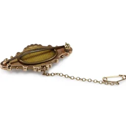 9ct Yellow Gold Antique Victorian Brooch