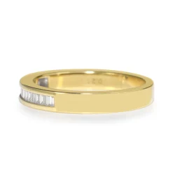 18ct Yellow Gold Baguette Diamond Ring