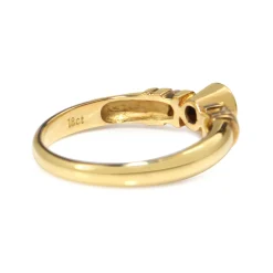18ct Yellow Gold Bezel and Channel Set Diamond Ring