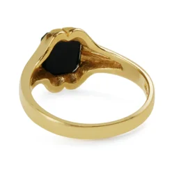 9ct Yellow Gold Bloodstone Signet Ring