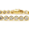 18ct Yellow Gold Champagne Diamond Tennis Bracelet