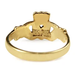 14ct Yellow Gold Claddagh Ring