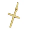 9ct Yellow Gold Cross Charm Pendant