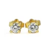 18ct Yellow Gold .50ct Diamond Stud Earrings