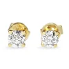 18ct Yellow Gold .40ct Diamond Stud Earrings