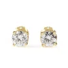 14ct Yellow Gold 1.45ct Diamond Stud Earrings