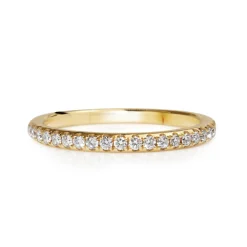 18ct Yellow Gold .20ct Diamond Band