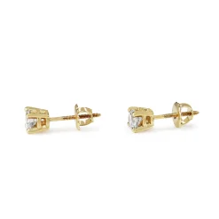 14ct Yellow Gold .90ct Diamond Stud Earrings