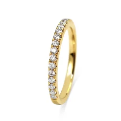 18ct Yellow Gold .30ct Diamond Band
