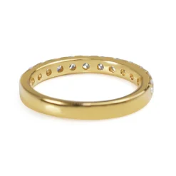 18ct Yellow Gold .70ct Diamond Band