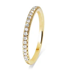 18ct Yellow Gold .20ct Diamond Band