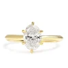 18ct Yellow Gold 1.05ct Oval Diamond Solitaire Ring