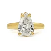 18ct Yellow Gold 2.02ct Pear Diamond Solitaire Ring