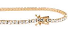18ct Yellow Gold 3.50ct Tennis Bracelet