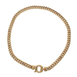 9ct Yellow Gold Curb Link Chain Necklace