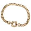 9ct Yellow Gold Curb Link Bracelet with Bolt Clasp